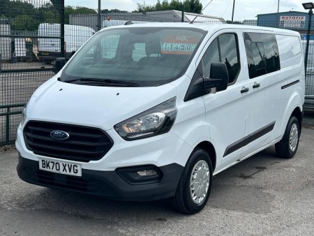 FORD TRANSIT CUSTOM 2.0 320 EcoBlue Leader Crew Van L2 H1 Euro 6 (s/s) 5dr